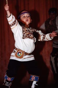 The youngest dancer.